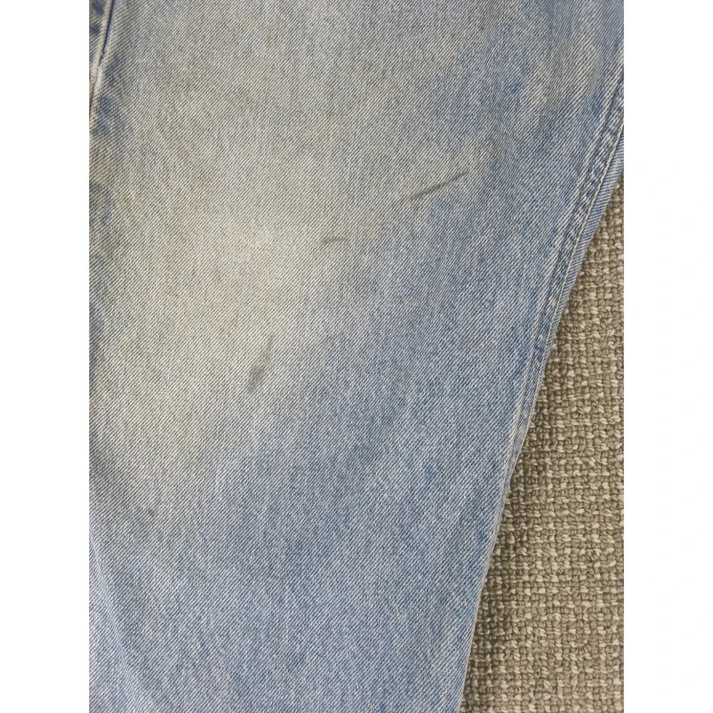 Lot of 2 VTG Distressed Carhartt Relaxed Fit Denim Jeans Light Wash Workwear